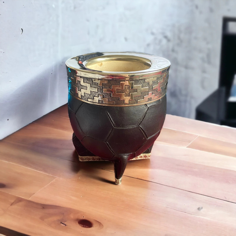 Calebasse maté Luxe foot 2 Calebasse maté Luxe foot 2